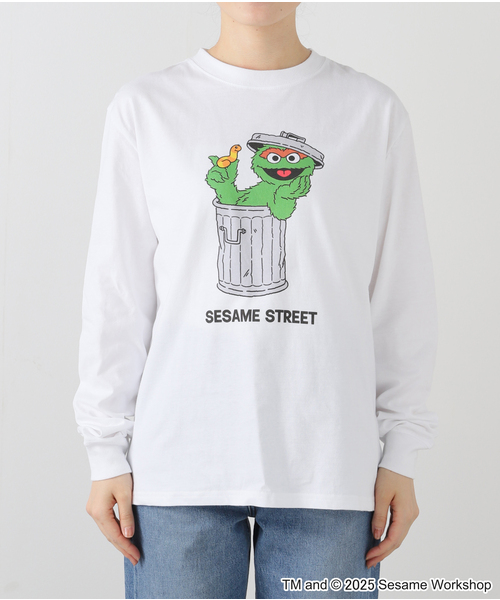 tシャツ SESAME STREET/セサミストリート 別注 T PRINT LST レディース SESAME STREET tシャツ STREET/セサミストリート 別注 T PRINT
