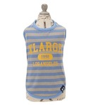 犬 服 XLARGE/ストライプロゴタンクトップの詳細画像1