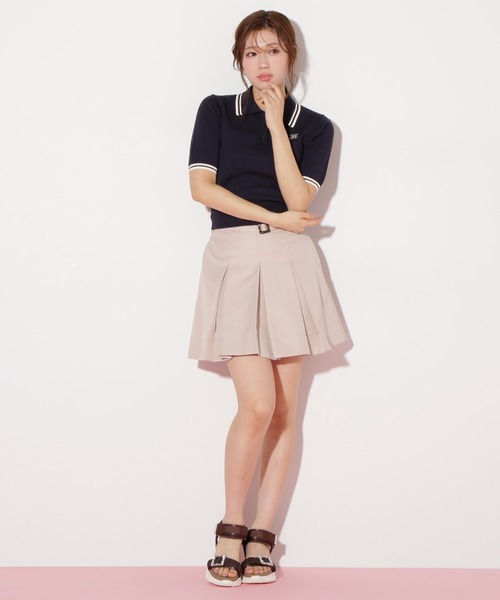 バイカラーポロシャツ五分袖ニット バイカラーポロシャツ五分袖ニット | JILL by JILL STUART（ジル