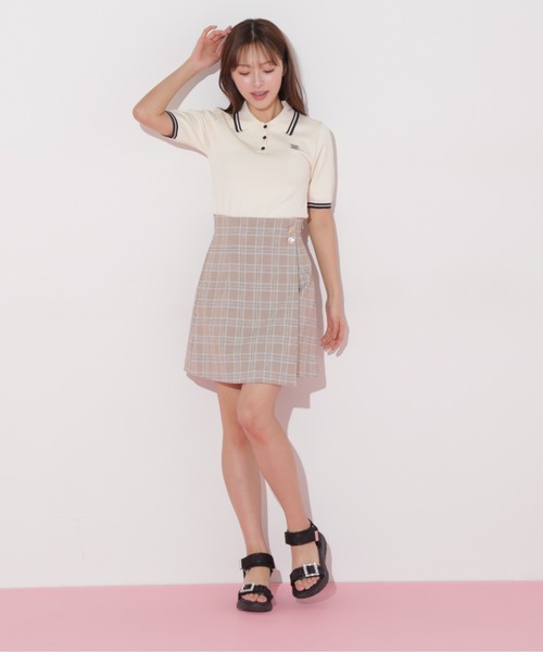 ニット セーター バイカラーポロサマーニットトップス レディース STEVEN ALAN ニット セーター 「Steven Alan」バイカラー ポロ