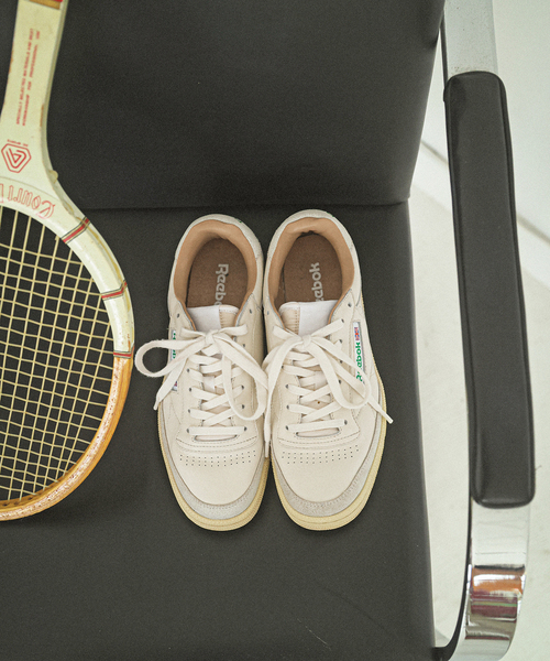Reebok SLOBE別注 CLUB C ホワイト REEBOK/リーボック SLOBE別注 CLUB C（スニーカー）｜SLOBE IENA