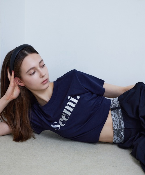 tシャツ A'GEM/9 × .kom「MAIN BOOTH/メインブース」 Sunny Side T-shirt/サニーサイド Tシャツ レディース A'GEM/9 × .kom『MAIN BOOTH/メインブース』 Sunny Side T-shirt