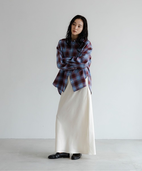 LOWRYS FARM（ローリーズファーム） ロング スカート ストレッチサテン
