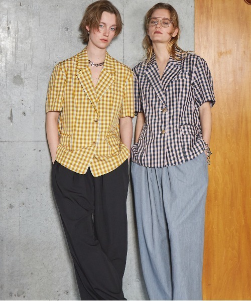 MAISON SPECIAL チェック柄 テーラードジャケット MAISON SPECIAL ジャケット テーラードジャケット Color Plaid