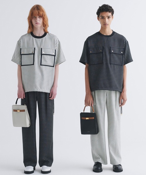 ハンドバッグ Clasp lock Belt Hand Bagの画像