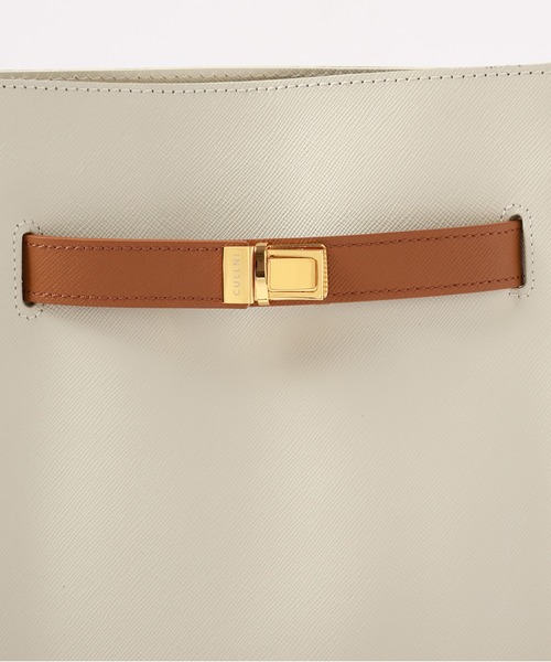 ハンドバッグ Clasp lock Belt Hand Bagの画像