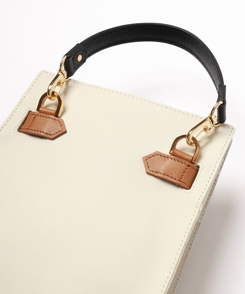 ハンドバッグ Clasp lock Belt Hand Bagの画像