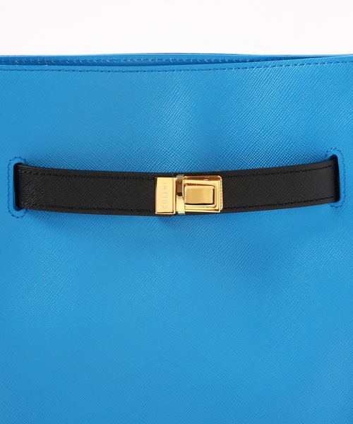 ハンドバッグ Clasp lock Belt Hand Bagの画像