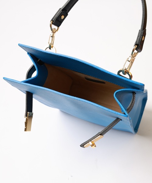 ハンドバッグ Clasp lock Belt Hand Bagの画像