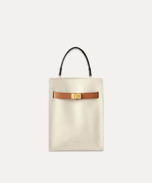 ハンドバッグ Clasp lock Belt Hand Bagの画像