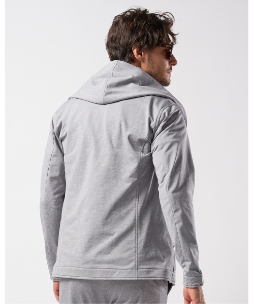 wjk パーカー 「LEON×B'2nd×wjk」riders wrap light jersey parka