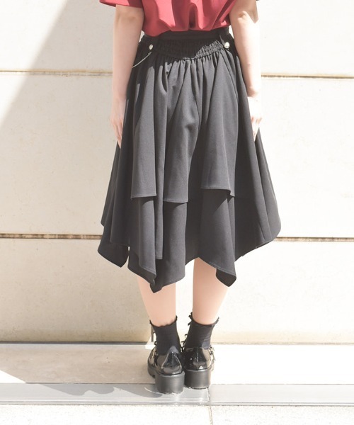 axes femme スカート ボリューム×アシメヘムスカート : ZOZOTOWN