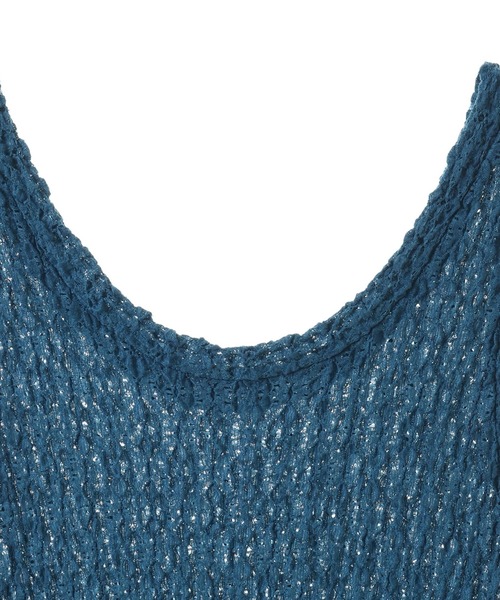 CURRENTAGE ワンピース martinique ワンピース 「CURRENTAGE/カレンテージ」LACY KNIT
