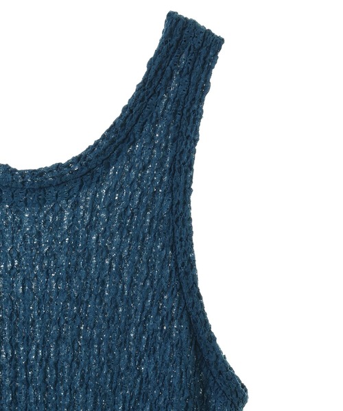 CURRENTAGE ワンピース martinique ワンピース 「CURRENTAGE/カレンテージ」LACY KNIT