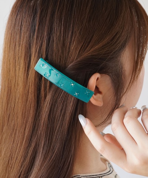 アッカ バレッタ ヘアクリップ ミンク ラインストーン 公式】ACCA