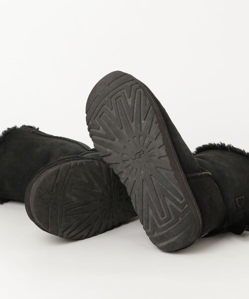 「UGG」 ムートンブーツ 25.0cm ブラック レディース_画像3