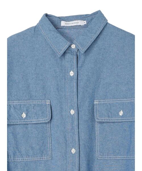 AMERICAN HOLIC 「AMERICAN HOLIC」 長袖シャツ L サックス