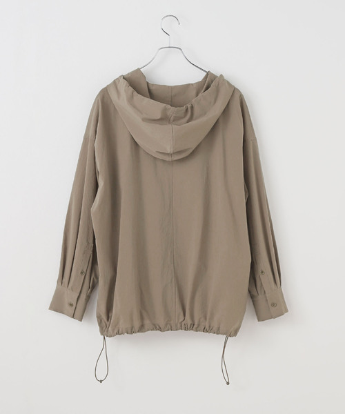 Spick＆Span ブラウス シャツ ドライメッシュフーディールーズ
