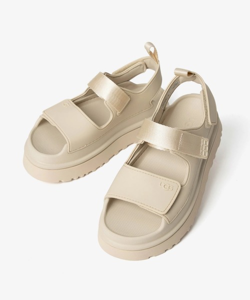 UGG ゴールデングロウサンダル 即発☆【UGG】アグ GoldenGlow ゴールデングロウ サンダル 厚底