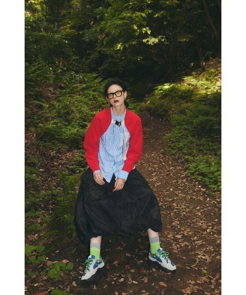 ブラウス シャツ SQUARE GATHER SLEEVE SHIRT レディースの画像