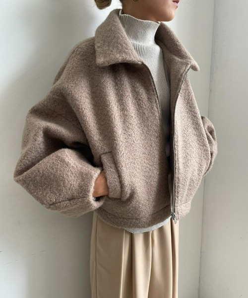 「AIC.」 ブルゾン FREE ブラック レディース_画像4