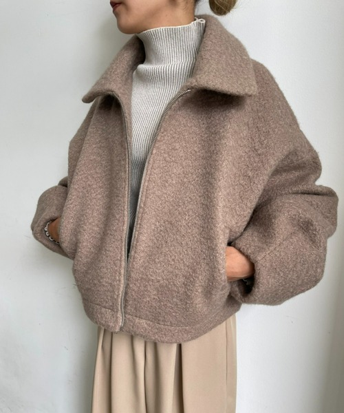 「AIC.」 ブルゾン FREE ブラック レディース_画像5