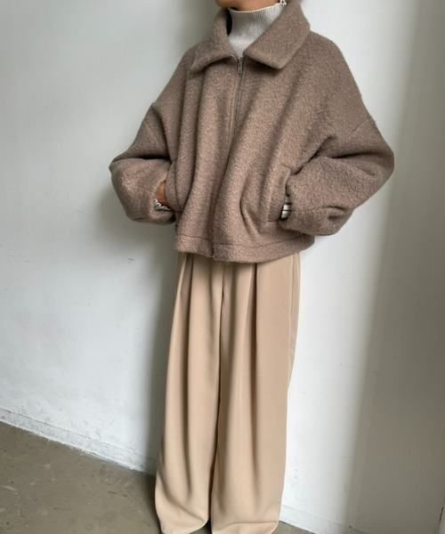 「AIC.」 ブルゾン FREE ブラック レディース_画像8