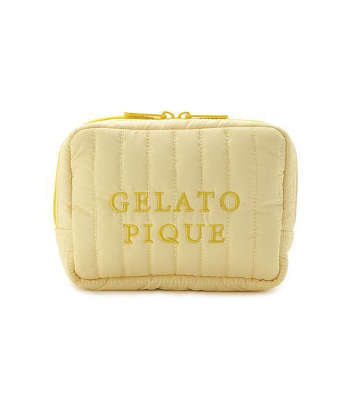 ジェラピケ★【gelato pique】ロゴポーチ メイクポーチ 楽天市場】ジェラートピケ gelato pique 母の日 サテンロゴ
