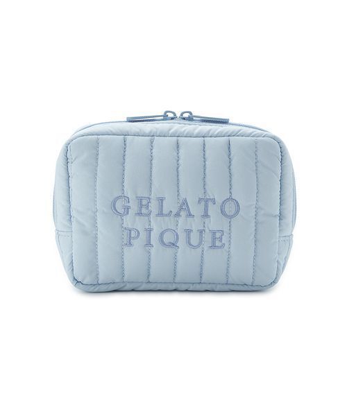 ジェラピケ★【gelato pique】ロゴポーチ メイクポーチ 楽天市場】ジェラートピケ gelato pique 母の日 サテンロゴ