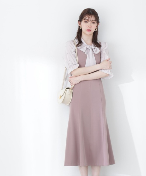 「PROPORTION BODY DRESSING」 半袖ブラウス SMALL グレー レディース