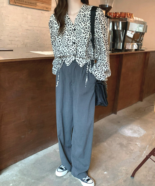 「Amulet」 長袖ブラウス X-LARGE ホワイト レディース