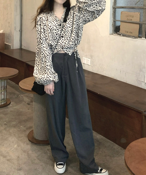 「Amulet」 長袖ブラウス X-LARGE ホワイト レディース