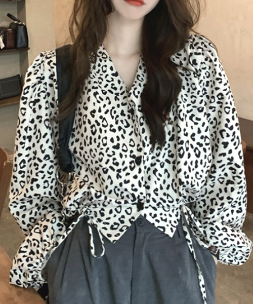 「Amulet」 長袖ブラウス X-LARGE ホワイト レディース