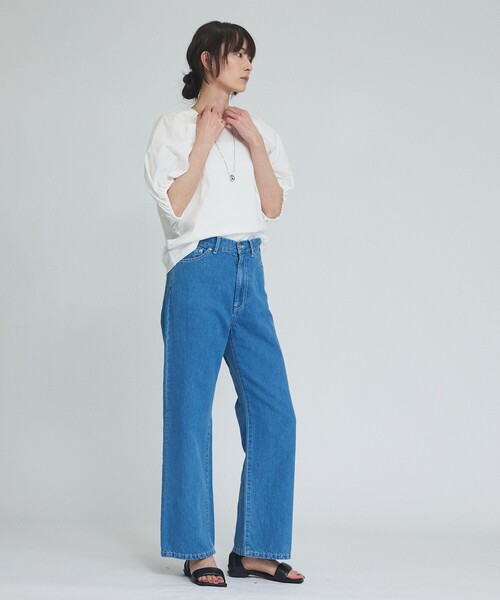 qualite（カリテ） tシャツ タフタスリーブプルオーバー/オフィス