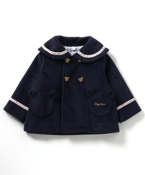 To Alice セーラーコート　ネイビー　クマさん apres les cours ダッフルコート コート tiny bear セーラー