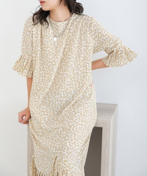 「Bab」 半袖ワンピース M ライトブルー レディース_画像2