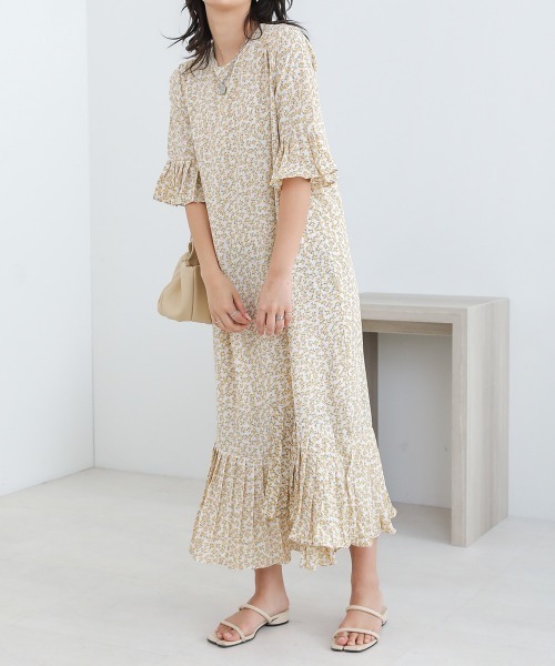 「Bab」 半袖ワンピース M ライトブルー レディース_画像3