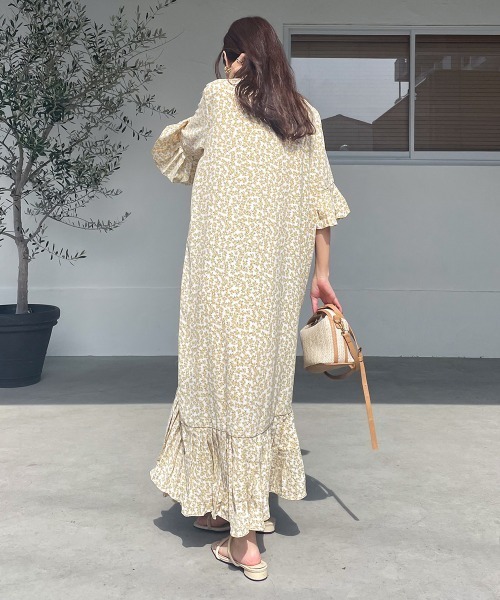 「Bab」 半袖ワンピース M ライトブルー レディース_画像8
