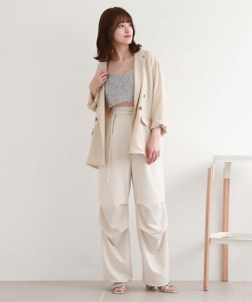 「archives」 カーゴパンツ MEDIUM ブラック レディース
