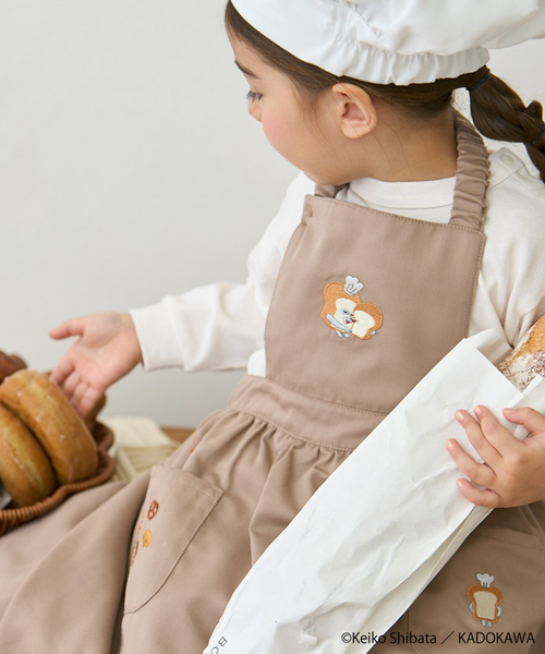 パンどろぼう　エプロン　３枚セット petit main エプロン 「パンどろぼう」エプロンセット