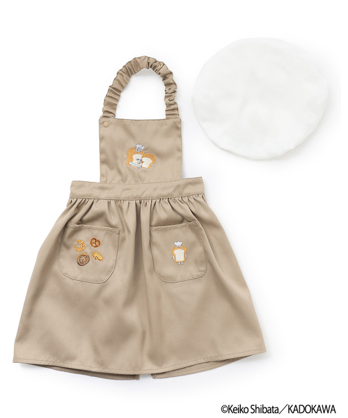 petit main エプロン 「パンどろぼう」エプロンセット