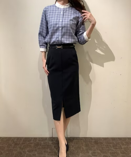 「Pitta Re:)」 7分袖ブラウス LL ブルー レディース_画像7