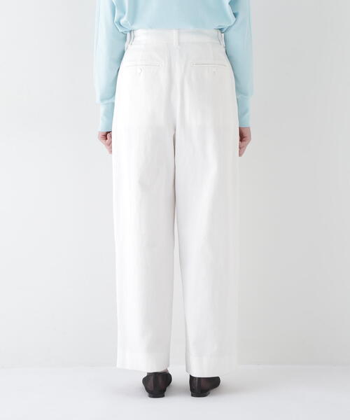 「human woman」 デニムパンツ SMALL ホワイト レディース