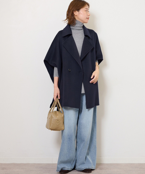 【美品】ジャーナルスタンダード ウールナイロンリバージャケット リバーコート JOURNAL STANDARD relume ウールナイロンリバーコート ウールナイロン