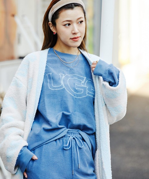 UGG Australia（アグオーストラリア） 「UGG」 ニットカーディガン L