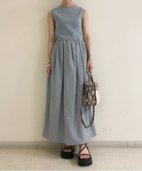 「Mila Owen」 ドッキングワンピース 0 ブラック レディース_画像2