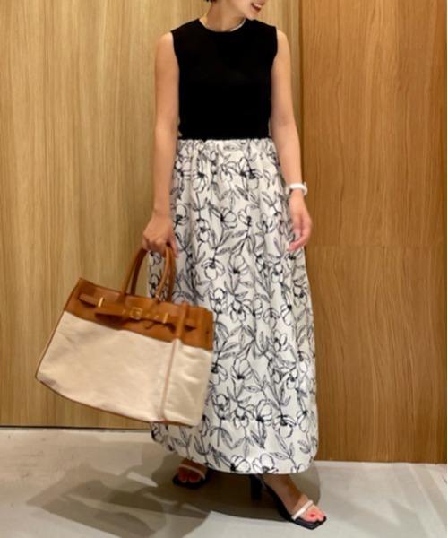 「Mila Owen」 ドッキングワンピース 0 ブラック レディース_画像3