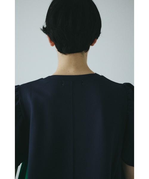 「HeRIN.CYE」 半袖ワンピース FREE レッド レディースの画像