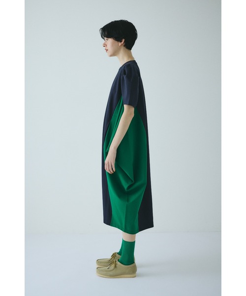 「HeRIN.CYE」 半袖ワンピース FREE レッド レディースの画像