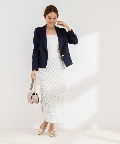 美品 ノーリーズソフィー テーラードジャケット 紺ブレ 金ボタン ネイビー 38 美品 ノーリーズソフィー テーラードジャケット 紺ブレ 金ボタン